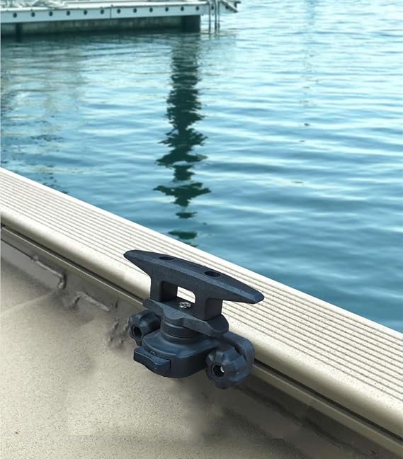 Brocraft Boat Cleat for 90-Degree Boat Gunnel Track System/Tracker Boats Track Cleat, Fits Lund Sport 90 Degree Track System and Other Track Boats