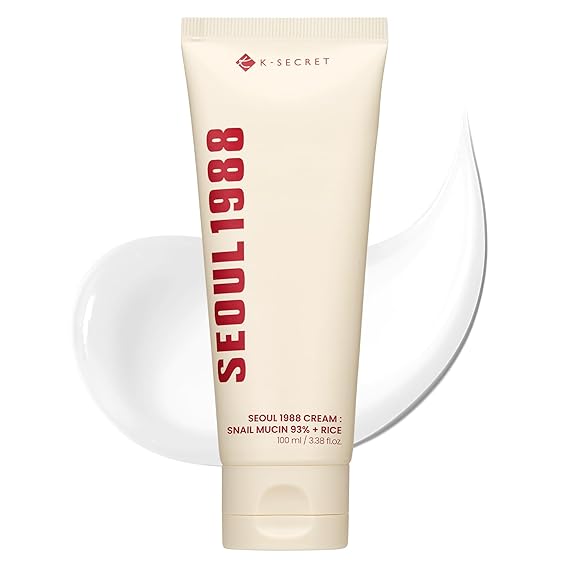 K-SECRET SEOUL1988 Snail Mucin 93% Cream, 3.38 fl oz
