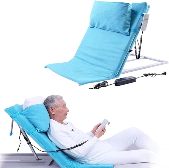 Power Lifting Bed Backrest with Pillow, Medical Nursing Pillow Lifter, Adjustable Electric Sit-Up Back Stand Assist Aid