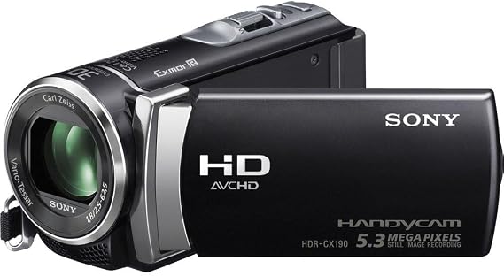 Sony HDR-CX190 High Definition Handycam 5.3 MP Camcorder(2012 Model)