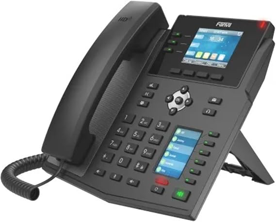 Fanvil X4U Gigabit SIP Enterprise Desktop Phone with Dual-Color LCD Display