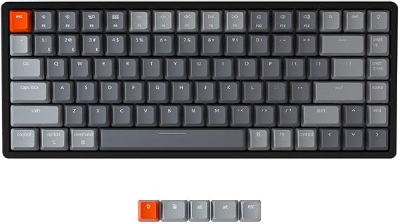 Keychron USA K2v2 Bluetooth RGB Backlit Tactile Aluminium Mac/PC Keyboard