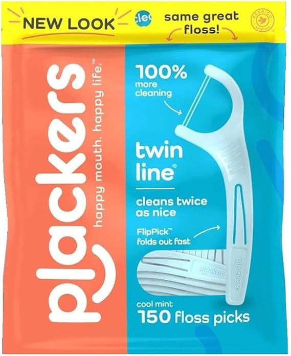 Plackers Twin-Line Flossers for Dental Professionals