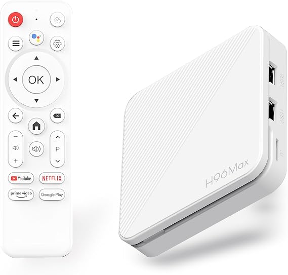 H96 Max H313 4K Android 14 TV Box - High Speed 2GB Memory & Slim Design for Comfortable Viewing Experience 2+16G