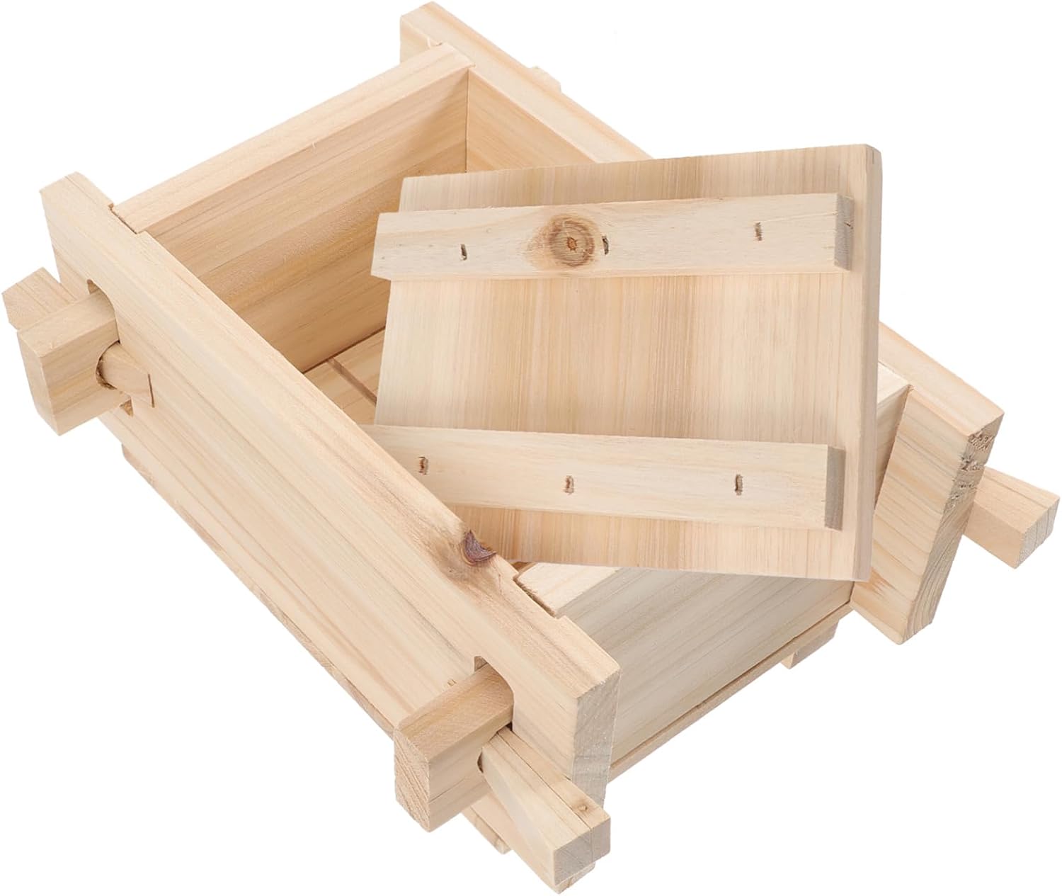 Wooden Cheese Mold Cheese Cloth Soybean Curd Press Wooden Tofu Mold Tofu Maker Mold Tofu Making Molds Wooden Tofu Press Wood Tofu Mold Tofu Press Maker Household Mold Box