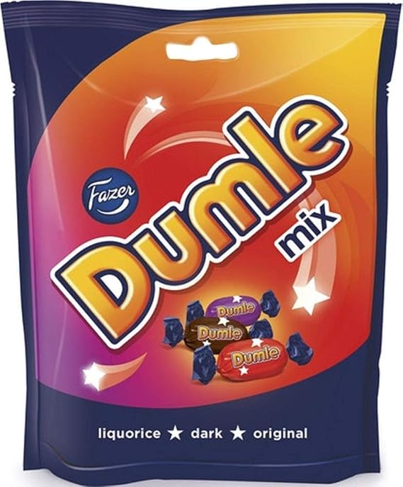 Fazer Dumle Mix Chocolate Candy 220g, 2-Pack