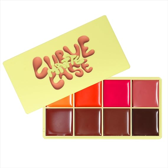 Made by Mitchell | Curve Case Matte Cream Blusher Palette | Compact | Deep