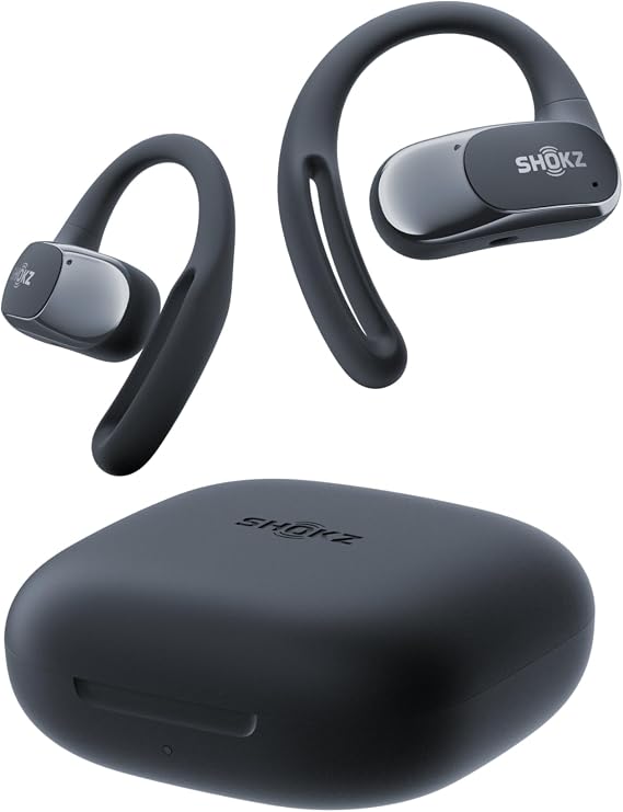 SHOKZ OPENFIT AIR Open-Ear True Wireless Bluetooth Earbuds - Black