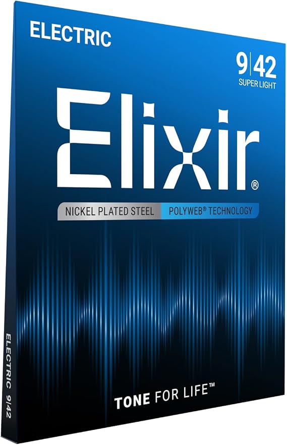 Elixir 09-42 Polyweb Super Light Elektro Gitar Teli 12000