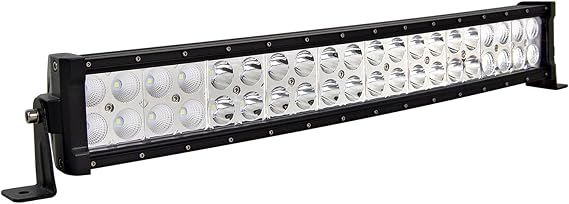 AUXTINGS 22 inch 120W Curved Flood Spot LED Light Bar Driving Fog Lights Lamp for Off Road Tryck SUV UTE ATV Truck,10V-30V 6000K