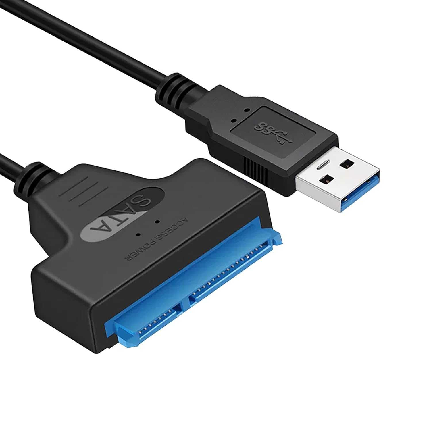 1 Pcs USB 3.0 to SATA Cable Adapter, SATA USB Adapter, SATA to USB3.0 Hard Disk Drive SSD Adapter For 2.5" SSDHDD - USB 3.0 toSATA III Hard Drive Cable& Recovery High Speed Data Transfer SATA Cable