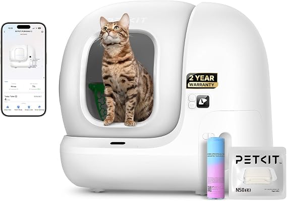 PETKIT PuraMax 2 Odor Free Automatic Cat Litter Box,with 2-Year Coverage