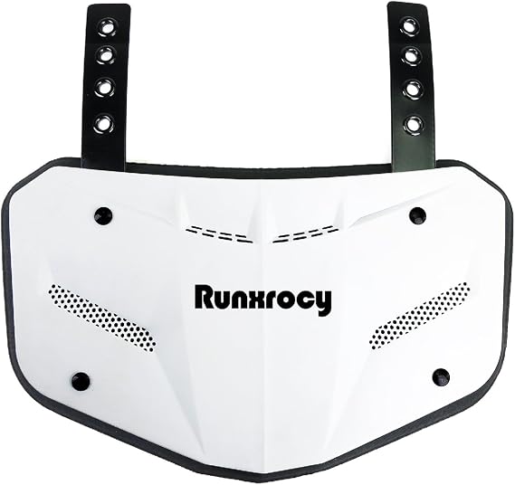 Runxrocy Football Back Plate Adult Back Protect Pads Football Player Rear Protective Pads