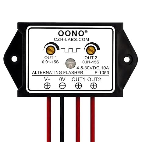DC 4.5-30V 10A Dual Output Alternating Flasher Module