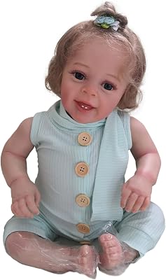 YIHANGG 24inch Huge Baby Size Reborn Baby Doll 60cm Realistic Reborn Toddler Doll Girl 3D Skin Visible Veins Princess Collectible Art Doll Birthday Gift