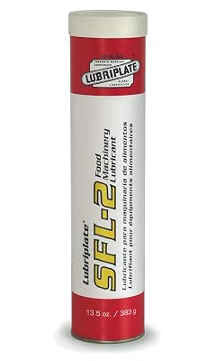 Lubriplate L0198-098 SFL-2 Multi-Purpose Synthetic, Aluminium Complex, Food Machinery Grade Grease, 14.5 Ounce Cartridges Pack of 40