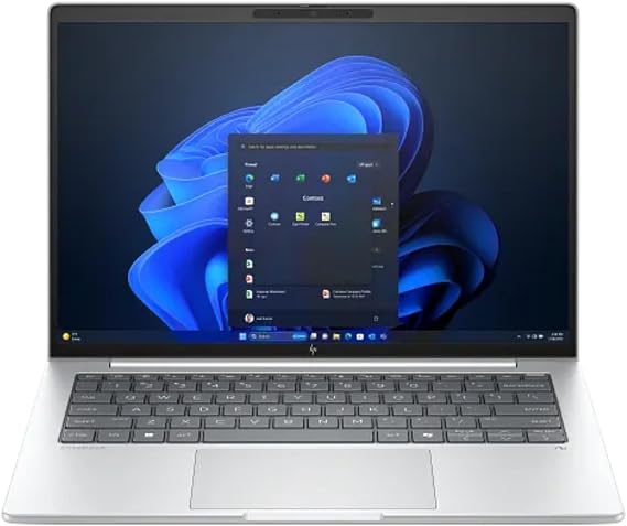 HP EliteBook 8 G1i 14" Notebook - WUXGA - 60 Hz - Intel Core Ultra 7 255U - 32 GB - 512 GB SSD - English Keyboard - Glacier Silver - Intel Chip - 1920 x 1200 - Windows 11 Pro - In-plane Switching (I