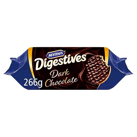 McVities Dark Chocolate Digestive 266G (Pack of 6)