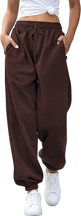 Women Cinch Bottom Sweatpants Pockets Athletic Gym Lounge Jogger Trousers | Pants Featuring Cinch Hem & Side Pockets, Comfy Fabric, Ideal For Gym, Workout, Running, Yoga And Casual Daily Lounge Outfits