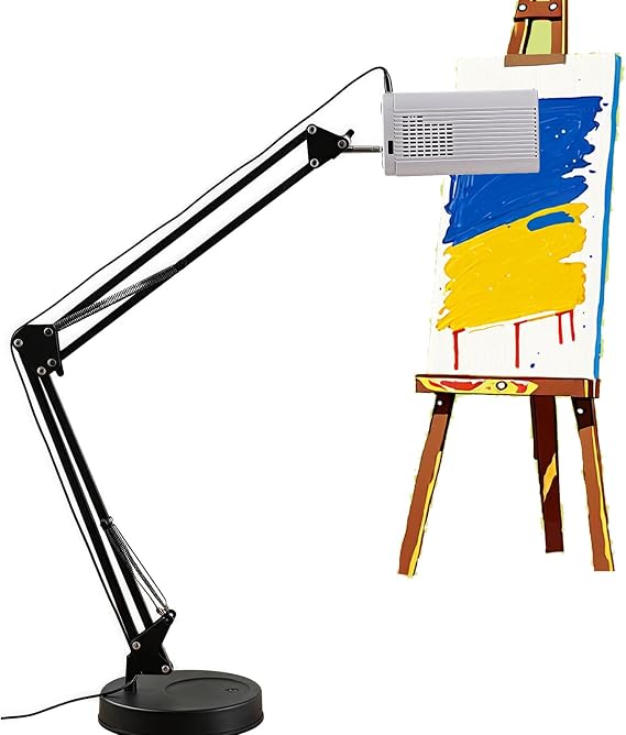 Drawing Projector for Tracing, Portable with Adjustable Focus and Image Size, Compatible with iOS/Android, Perfect for Art Projects, Painting, Cake Decorating