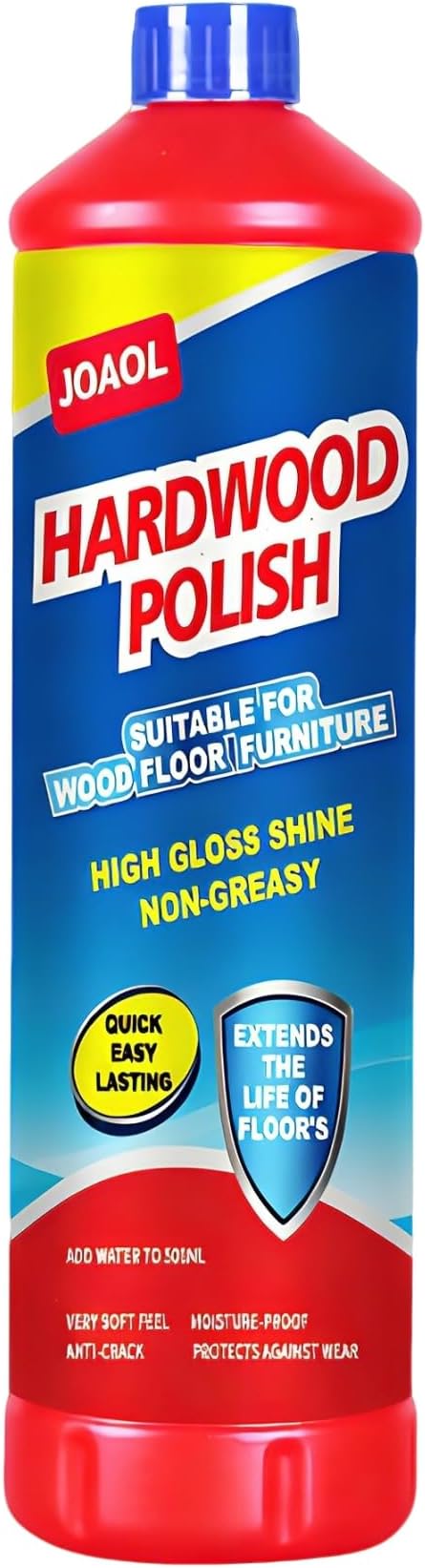 JOAOL Wood Floor Restorer & PolishHigh Gloss Shine, Helps Repair Fine Scratches, Durable Protective Finish, Non-Slip, Non-Greasy, Moisture&Dust Resistant for Hardwood, Laminate Floors&Wood Furniture