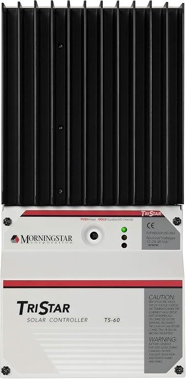 Morningstar Tristar 60A PWM Solar Charge Controller, Panel Regulator