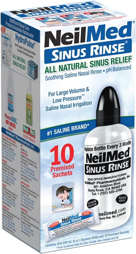 Sinus Rinse Starter Kit, 10 Pack