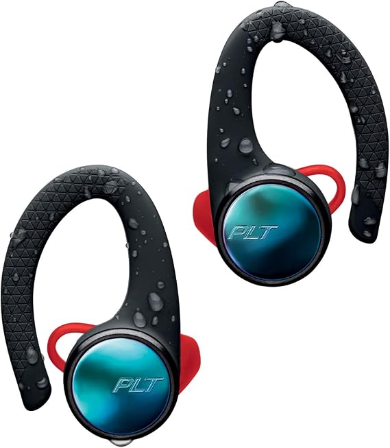 Plantronics 211855-99 BackBeat Fit 3100 True Wireless Earbuds, Sweatproof and Waterproof In Ear Workout Headphones, Black, One Size Fits All