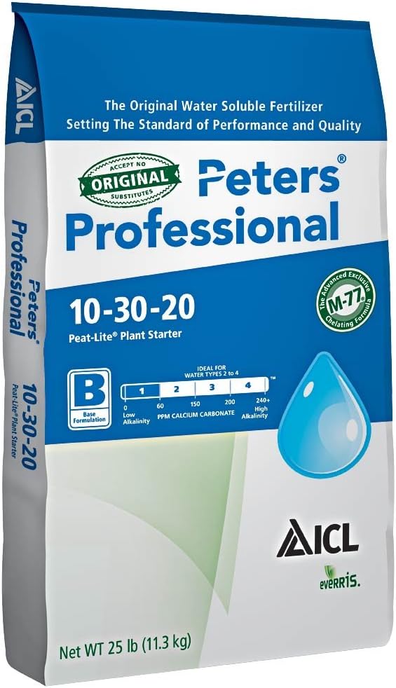 Tiptop Home Peters Peat Lite Blossom Booster Fertilizer, 10-30-20 (25 Pounds)
