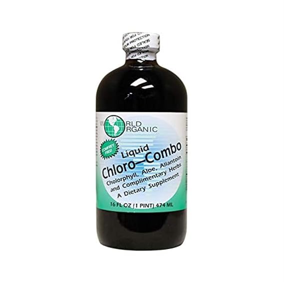 Organic Chlorophyll-Combo World Organics 16 oz Liquid
