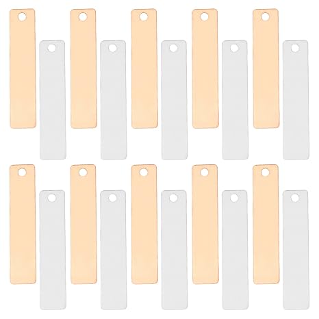Zinc Sheet 20 PCS, 1.57X0.35X0.08 Inch Purity Copper Plating Anode Copper Plating Kit Pure Copper Anode Sheet Copper Strips for Roof Moss Electroplating