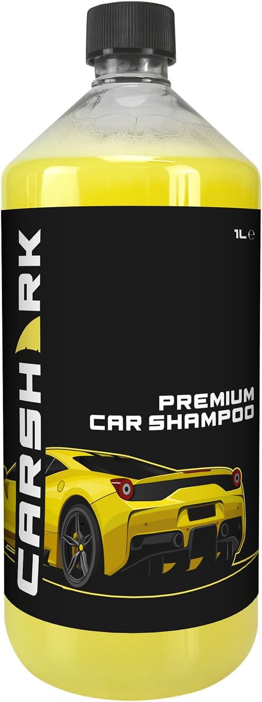 Premium Car Shampoo 1 Litre, Biodegradable, Provides Clean, Shiny Vehicle in Minutes