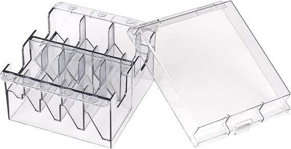 Plastic Blade Organizer for 8 Blades Storage Case Rack Clipper Comb Holder