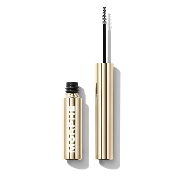 Morphe Micro Manager Clear Eyebrow Gel - 16H Extreme Hold Lamination Brow Gel for Sculpted Eye Brows - Clear Eyebrow Setting Formula with Micro Gripping Brush (0.15 oz)