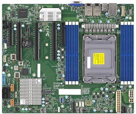 Supermicro X12SPI-TF ATX Server Motherboard, C621A LGA-4189, Dual 10Gbase-T