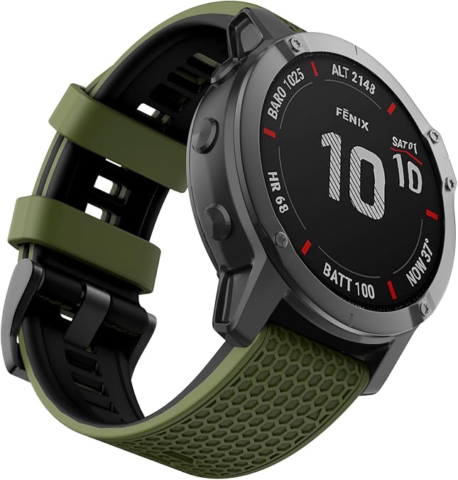 OVERSTEP Watch Band for Garmin Fenix 5/Fenix 7/Approach S60/S62 Smartwatch