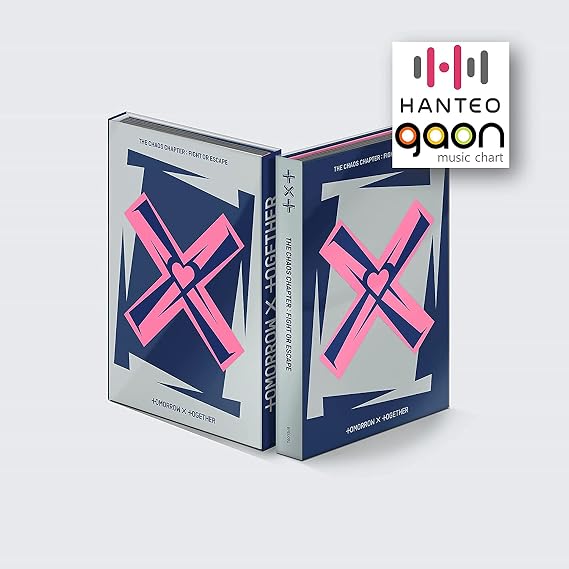 TXT - The Chaos Chapter [Fight ver.] (2nd Album) Album+Culturekorean Decorative Stickers, Photocards