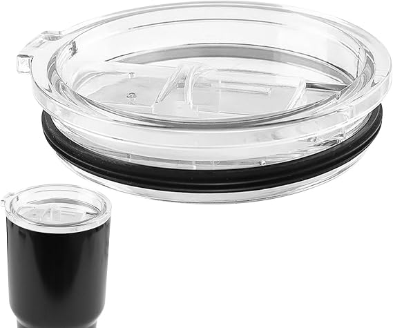 Spill-Resistant Replacement Lid for Travel Mugs and Tumblers - Leak-Proof Insulated Cup Protection for Drinkware
