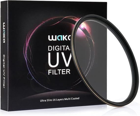 waka 67mm MC UV Filter - Ultra Slim 16 Layers Multi Coated Ultraviolet Protection Lens Filter for Canon Nikon Sony DSLR Camera Lens