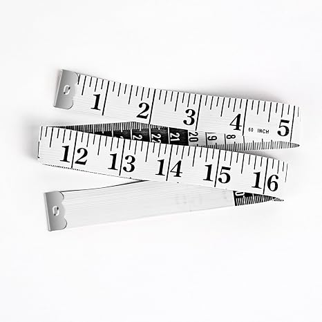 60-Inch Soft Tape Measure, 1 Pack, White