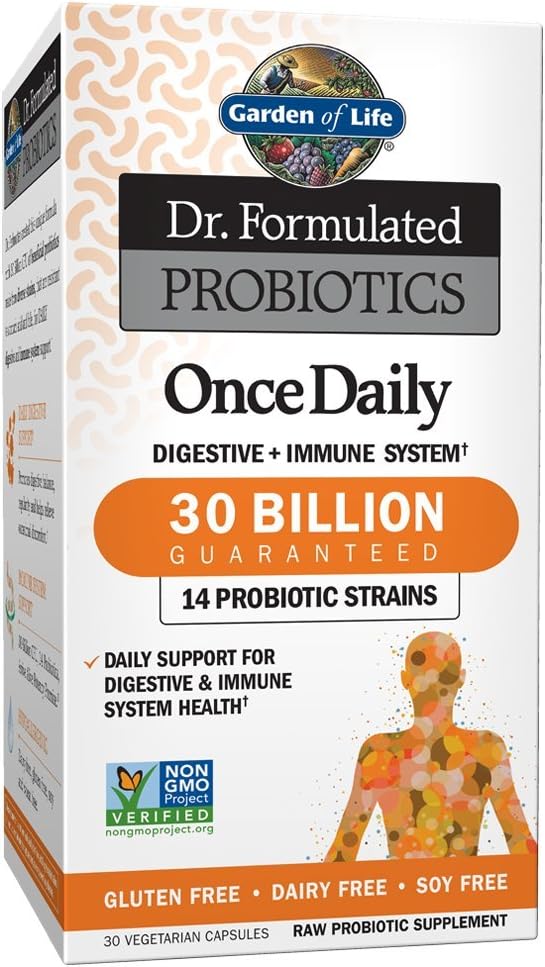 Garden of Life Dr. Formulated Probiotics Once Daily - 30 Billion CFU, 30ct