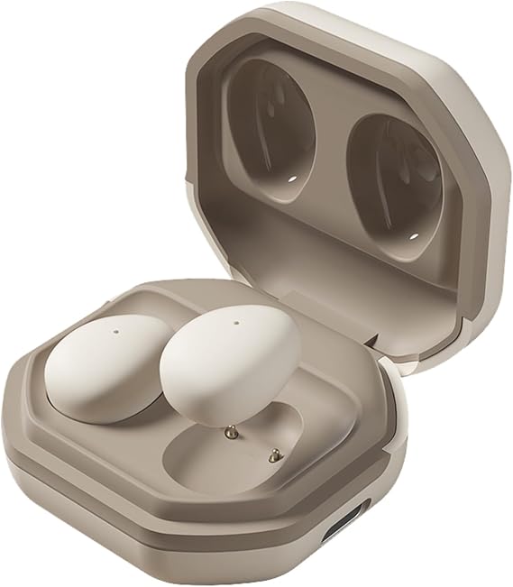Xmenha Invisible Sleep Earbuds Wireless Smallest Lightest Tiny Noise Cancelling Ear Buds for Sleeping Quiet-Comfort Mini Bluetooth 5.3 Hidden Headphones for Side Sleepers/Work (Nude)