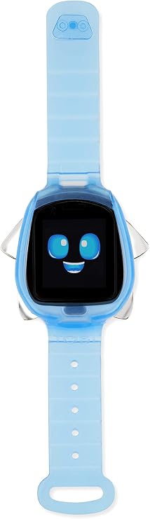 Little Tikes Tobi Robot Smartwatch - Blue with Movable Arms and Legs, Fun Expressions, Sound Effects, Play Games, Track Fitness and Steps, Built-in Cameras for Photo and Video 512 MB | Kids Age 4+