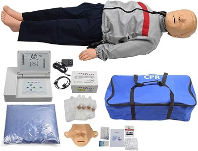 Children CPR Manikins Dummy Training Kit, Full Body Child CPR Training Manikin First Aid Dummy Simulator Mannequin for Medical Nursing Training & Education Teaching Supplies