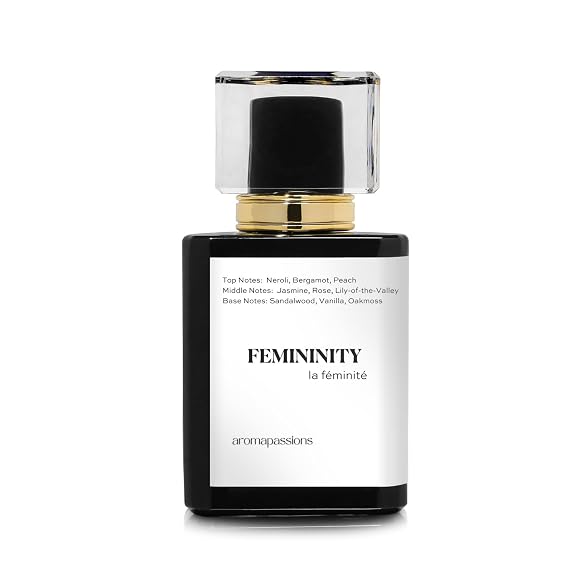 aromapassions FEMININITY | Inspired by CHNL NO 5 EDP | Pheromone Perfume for Women | Extrait De Parfum | Long Lasting Dupe Clone Perfume Cologne | Essential Oil Fragrance | (50 ml / 1.7 Fl Oz)