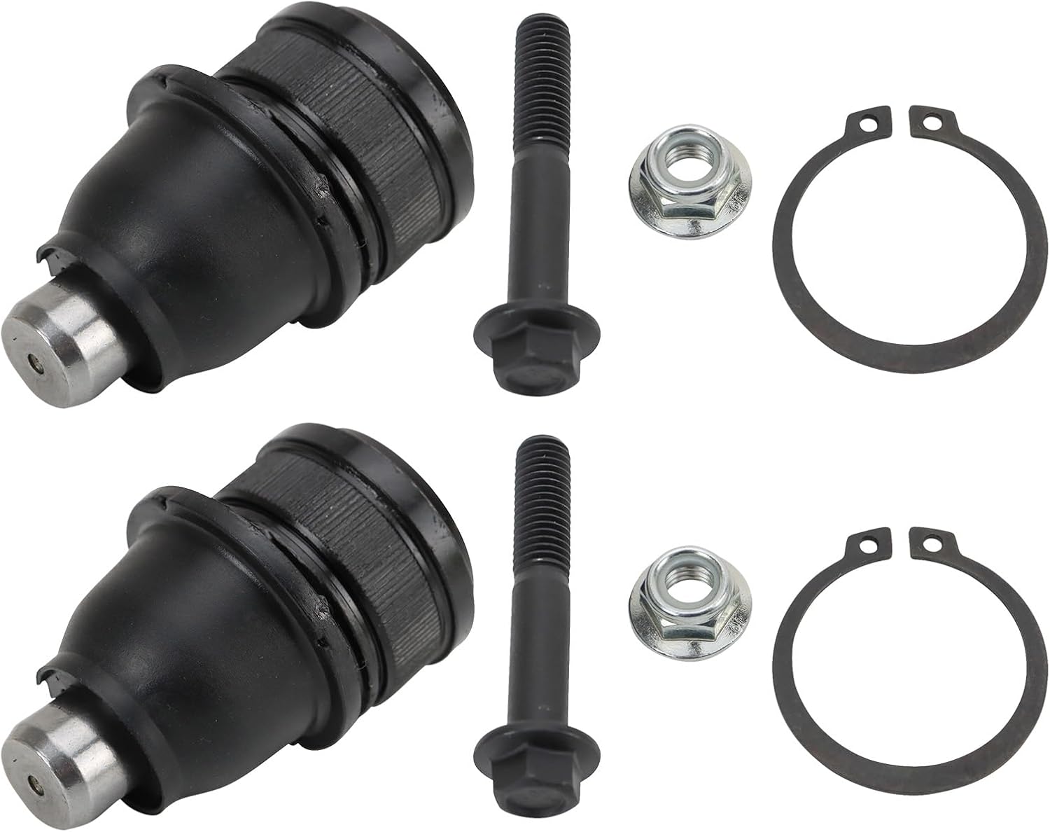 TRQ Front Lower Ball Joint Set Compatible with 2004-2013 Mazda 3 2006-2015 5