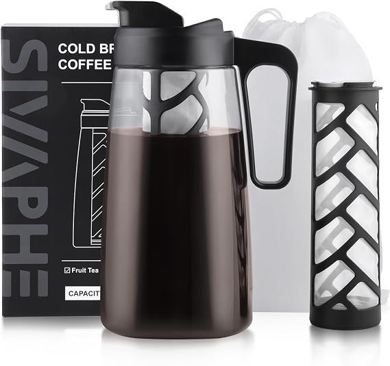 Sivaphe Large Ice Cold Coffee/Tea Maker 64 oz /2 L
