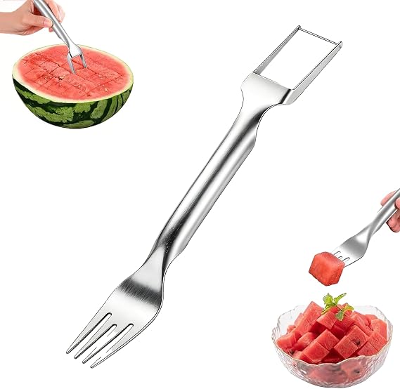 Watermelon Slicer Cutter, Stainless Steel Fruit Knife for Watermelon