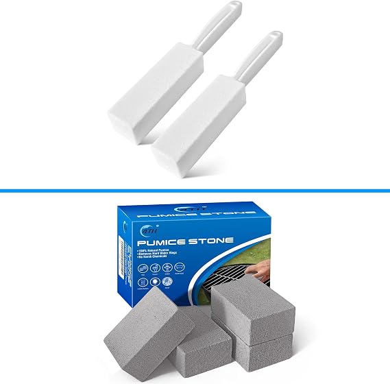 Pumice Stone for Cleaning, Multi-Functional Griddle Scraper with High Efficiency