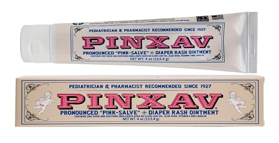 PINXAV Healing Cream, Fast Relief for Diaper Rash, Eczema, Chafing, Bed Sores, Acne, and Minor Cuts and Burns (4 OZ)